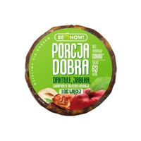 Porcja Dobra krążek owoce orzech cynamon ZDROWE PRZEKĄSKI 25 g