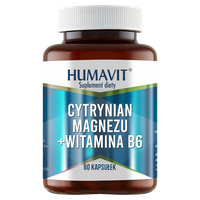 Humavit Suplement diety cytrynian magnezu witamina B6 60 kapsułek