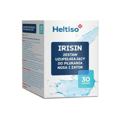 Heltiso Irisin zestaw uzupełniający do płukania nosa i zatok 30 saszetek