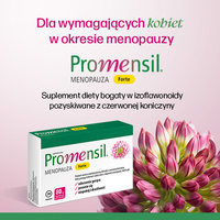 Promensil Forte menopauza łagodzi objawy 30 tabletek