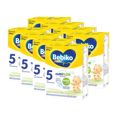 Bebiko Junior 5 Odżywcza formuła na bazie mleka dla przedszkolaka 8x600 g