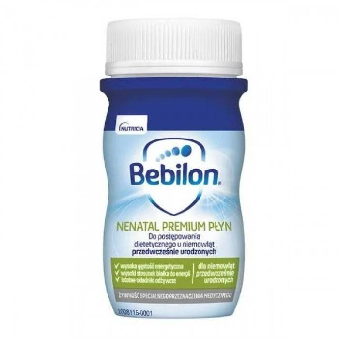 Bebilon Nenatal Premium z Pronutra płyn mleko modyfikowane dla wcześniaków w płynie RTF 70ml