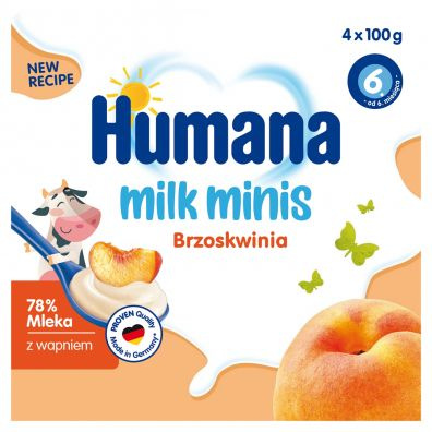 Humana Milk Minis zestaw deserków mix smaków dla dzieci 16 x 100 g + ŁYŻECZKA GRATIS!