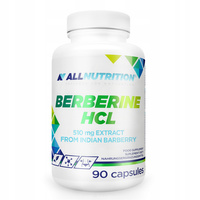 Allnutrition Berberine HCL berberyna redukcja adaptogen 90 kapsułek