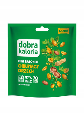 Dobra Kaloria Mini batoniki chrupiący orzech 108 g