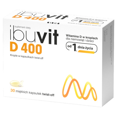 Ibuvit D 400 j.m. Witamina D twist-off 30 kaps.
