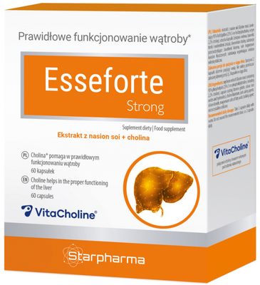 Starpharma Esseforte Strong prawidłowe funkcjonowanie wątroby 60 kapsułek