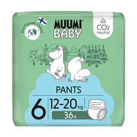 Muumi Baby Pants 6 Junior 12-20 kg (36 szt), eko pieluchomajtki