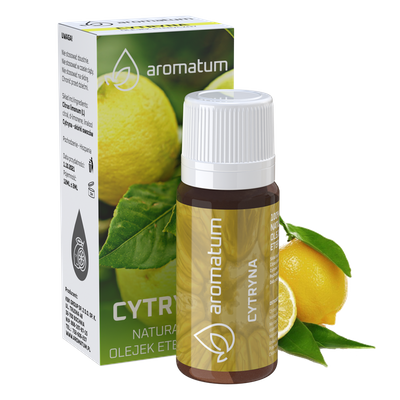 Aromatum naturalny olejek eteryczny aromaterapia 12ml o zapachu cytryny