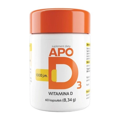 ApoD3 Suplement diety z witaminą D 1000 j.m. 60kap