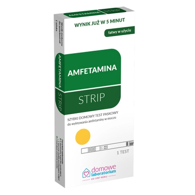 Amfetamina test narkotykowy do wykrywania obecności amfetaminy w moczu 1 sztuka