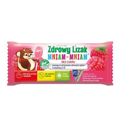 Zdrowy Lizak MNIAM-MNIAM zdrowa żywność ZESTAW ŁEZKA 5 sztuk