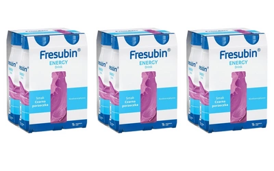 Fresubin® Energy Drink, smak czarna porzeczka, ZESTAW 12 x 200 ml. Żywność specjalnego przeznaczenia medycznego. Dieta na Start