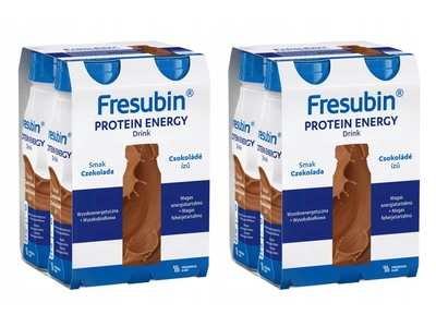 Fresubin® Protein Energy Drink,  smak czekoladowy 8 x 200 ml. Żywność specjalnego przeznaczenia medycznego. Bogata w białko