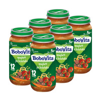 BoboVita Spaghetti po bolońsku po 12 miesiącu ZESTAW 6 x 250 g