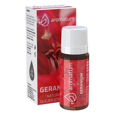 Aromatum naturalny olejek eteryczny aromaterapia 12ml o zapachu geranium