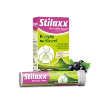 Stilaxx Pastylki na kaszel ROZLUŹNIAJĄ GARDŁO, porost islandzki 28 sztuk