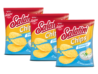 Salatini Zdrowe chipsy smak fromage zdrowa przekąska ZESTAW 3 x 25 g