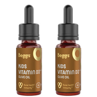 Beggs Kids Vitamin D3 400 IU BIO oliwka z oliwek odporność krople 2 x 30 ml 