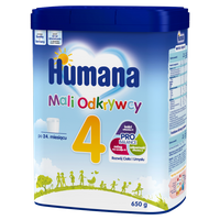 Humana 4 Mali Odkrywcy Napój mleczny w proszku po 24. miesiącu 650 g