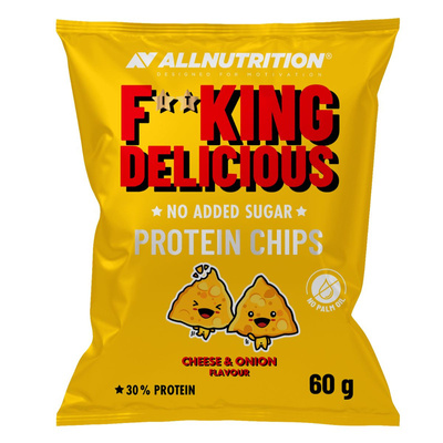 Allnutrition Fitking białkowe chipsy proteinowe ZESTAW RÓŻNYCH SMAKÓW 4 sztuki