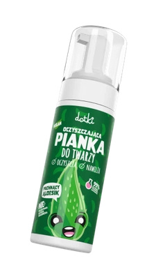 Dotki oczyszczająca pianka do twarzy dla dzieci pachnący aloesik 150 ml