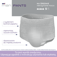 Seni Man Pants L bielizna chłonna dla mężczyzn 1szt