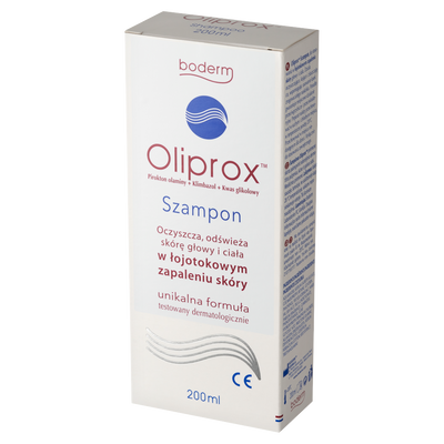 Oliprox szampon ŁOJOTOKOWE ZAPALENIE SKÓRY GŁOWY 200 ml