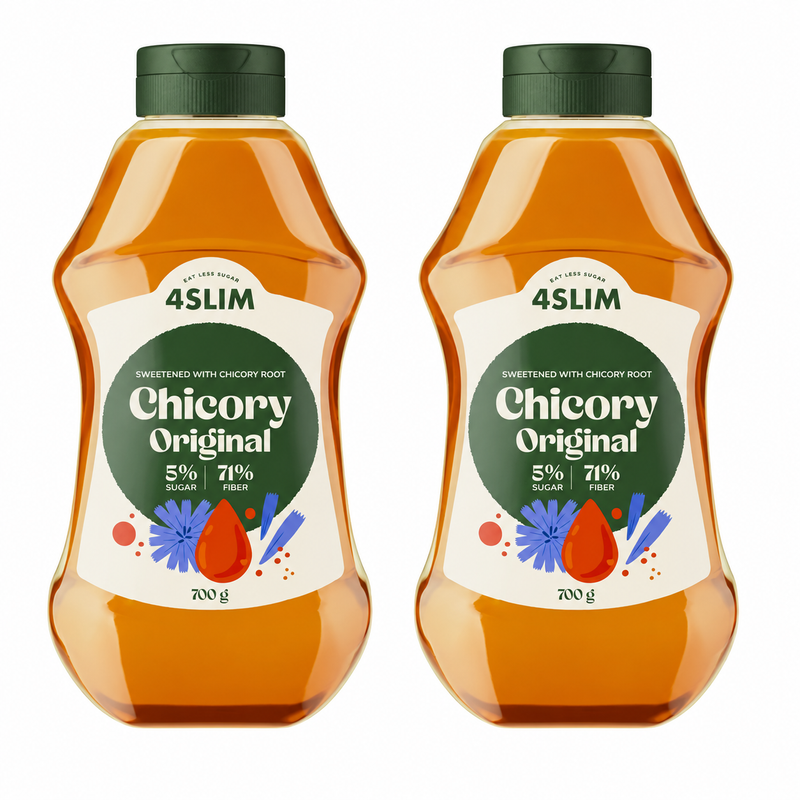 4Slim Słodzik z cykorii niskowęglowodanowy topping ZESTAW 2 x 700 g