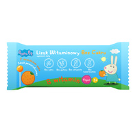Lizaki witaminowe Świnka Peppa BEZ CUKRU smak pomarańczowy 1 sztuka