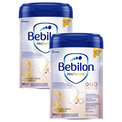 Bebilon PROfutura DUOBIOTIK 2 mleko następne po 6. miesiącu życia ZESTAW 2 x 800 g