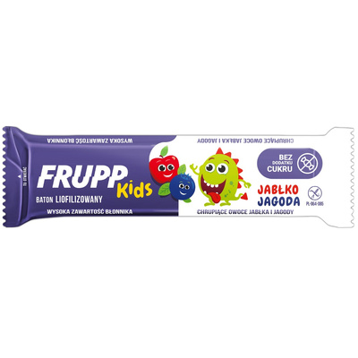 FRUPP Kids baton liofilizowany jabłko, jagoda 9 g