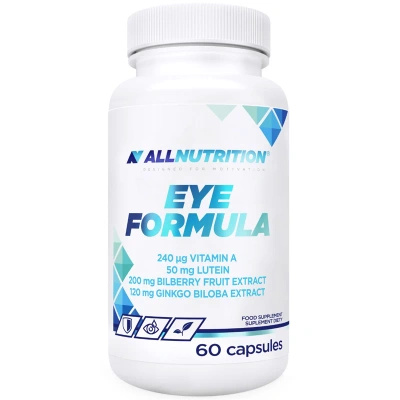 Allnutrition eye formula WZROK, LUTEINA, WITAMINA A 60 kapsułek