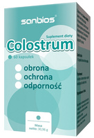 SANBIOS Colostrum siara bydlęca odporność 60 kapsułek