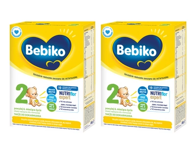 Bebiko 2 Mleko następne dla niemowląt powyżej 6. miesiąca życia 2x600 g