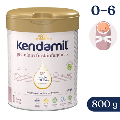 Kendamil Mleko początkowe Premium 1 DHA+ od urodzenia 800 g