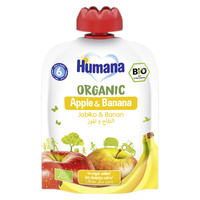 Humana Organic Mus jabłko & banan po 6. miesiącu 90 g