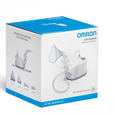 OMRON Nebulizator kompresowy C101 Essential dla dzieci i dorosłych