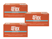 4FLEX Complex na chrząstki kości mięśnie stawy KOLAGEN ZESTAW 3 x 30 kapsułek