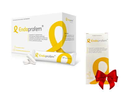 ENDOPROFEM suplement dla kobiet z endometriozą, równowaga hormonalna 30 kaps + 30 sasz + GRATIS!