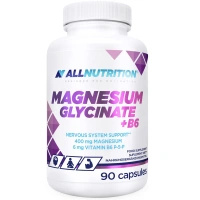 Allnutrition Diglicynian Magnezu + B6 (Magnesium Glycinate + B6) 90 kapsułek