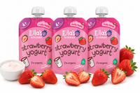Ella's Kitchen BIO Truskawki z jogurtem ZESTAW 3 x 90 g