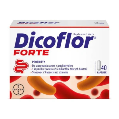 Dicoflor Forte probiotyk 6 milardów bakterii 40 kapusłek