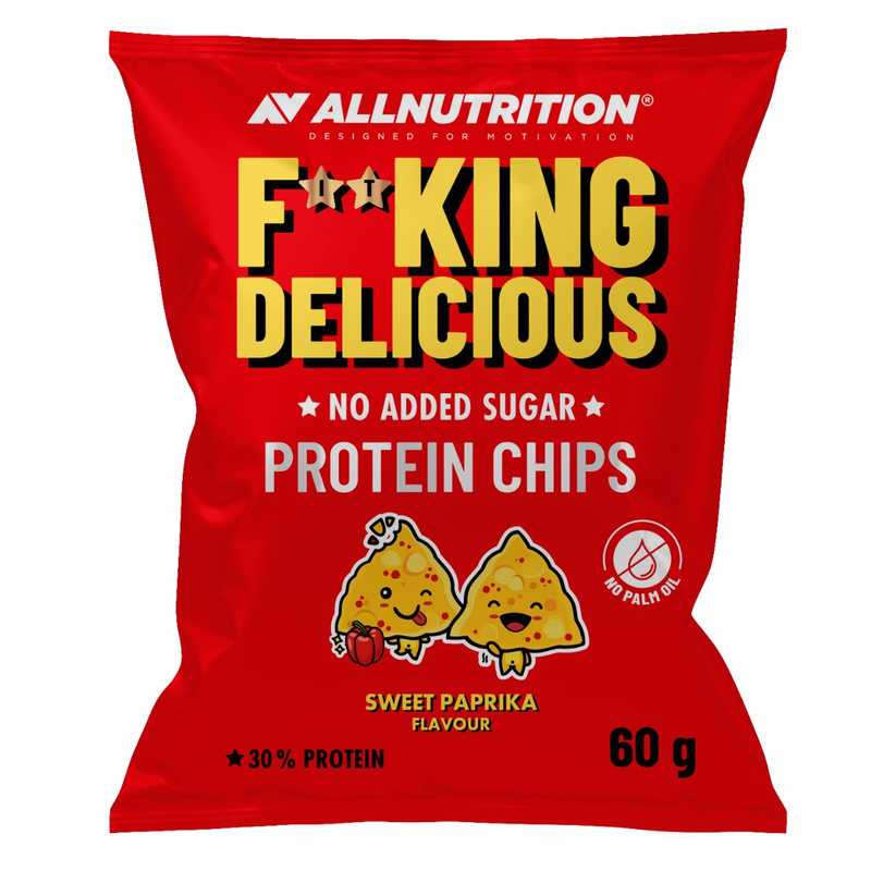 Allnutrition Fitking białkowe chipsy proteinowe o smaku słodkiej papryki 60 g