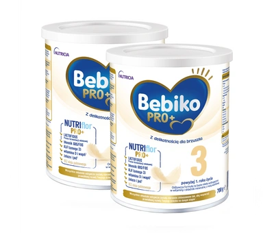 Bebiko Pro+ 3 odżywcza formuła dla dzieci powyżej 1. roku życia ZESTAW 2 x 700 g
