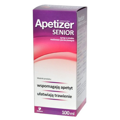 Apetizer Senior Syrop malinowo-porzeczkowy x100 ml