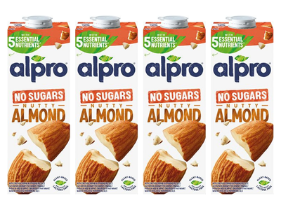 Alpro Napój migdałowy niesłodzony ZESTAW 4 x 1 L