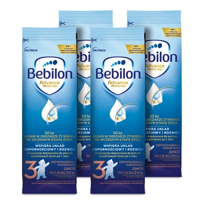 Bebilon 3 Advance Pronutra Junior po 1. roku życia saszetka ZESTAW 4 x 29,4 g