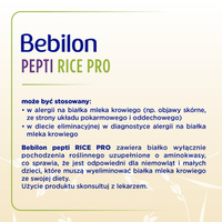 Bebilon pepti RICE PRO żywność specjalnego przeznaczenia medycznego ZESTAW 2 x 400 g