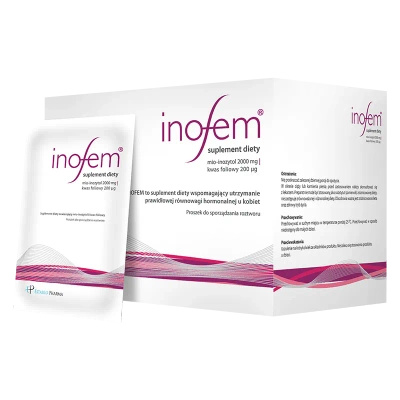 Inofem RÓWNOWAGA HORMONALNA PŁODNOŚĆ KOBIET 30 saszetek